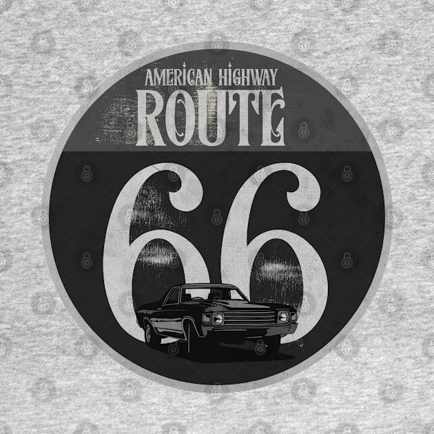 Route 66, known as The Main Street of America by CTShirts